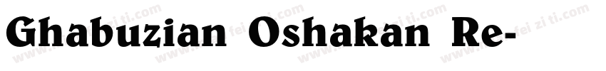 Ghabuzian Oshakan Re字体转换